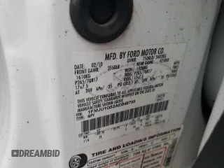 2010 Ford Expedition SSV with VIN 1FMJU1G52AEB48795, listed as a Copart auction lot 86152164 with 107,801 mi miles and Salvage title. Bid and sale history available at DreamBid. Image 14.
