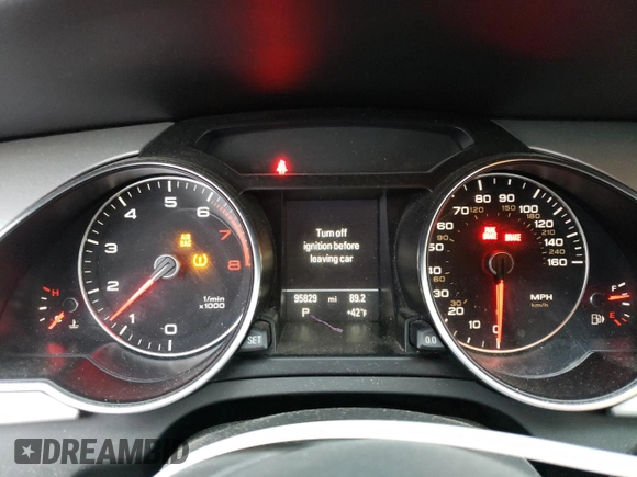 2016 Audi A5 Premium Plus with VIN WAUM2AFR4GA022804, listed as a Copart auction lot 47579535 with 95,829 mi miles and Salvage Title. Bid and sale history available at carsss.com. Image 9.