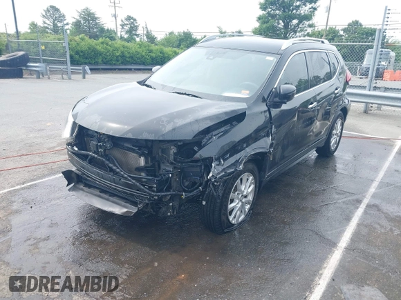 2019 Nissan Rogue SV with VIN JN8AT2MT1KW261931, listed as a IAAI auction lot 42274227 with 141,518 mi miles and . Bid and sale history available at DreamBid. Image 6.
