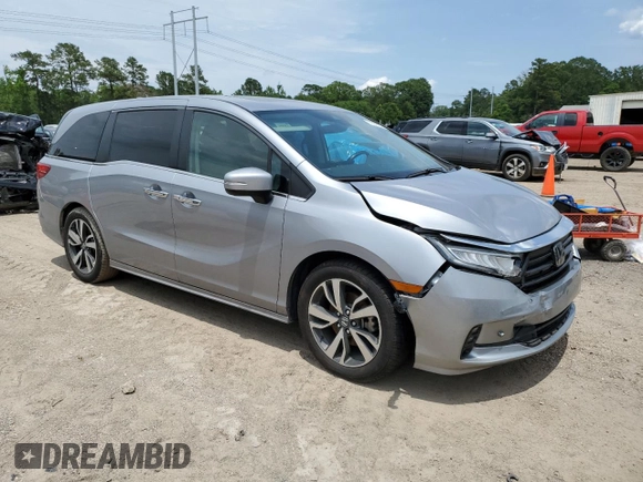 2022 Honda Odyssey Touring с VIN 5FNRL6H82NB009321, выставлен на аукционе Copart как лот 59058535 с пробегом 88 073 миль миль и Списание • Salvage title. История ставок и продаж доступна на DreamBid. Изображение 4.
