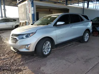 2020 Chevrolet Equinox LT with VIN 3GNAXKEV6LS569066, listed as a Copart auction lot 53849655 with 14,804 mi miles and Salvage Title. Bid and sale history available at carsss.com. Image 1.