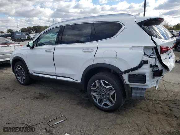 2022 Hyundai Santa Fe Plug-In Hybrid Limited with VIN KM8S7DA26NU043409, listed as a Copart auction lot 76039754 with 11,860 mi miles and Salvage Title. Bid and sale history available at carsss.com. Image 2.