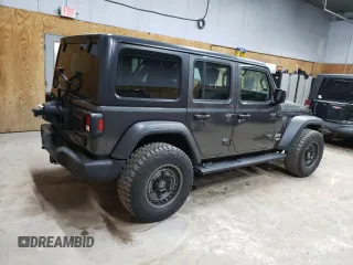 2018 Jeep Wrangler Unlimited Sport S z VIN 1C4HJXDN8JW262507, wystawiony jako Copart lot #60594625 z przebiegiem 106 793 mil mil oraz Czysty tytuł • Clean title. Historia ofert i sprzedaży dostępna na DreamBid. Obrazek 3.