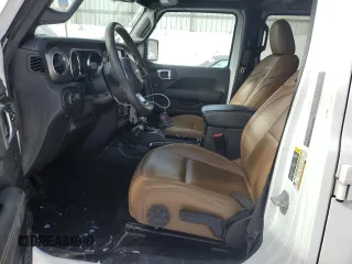 2021 Jeep Wrangler Unlimited Rubicon with VIN 1C4HJXFG9MW702608, listed as a Copart auction lot 45745475 with 51,345 mi miles and Salvage Title. Bid and sale history available at carsss.com. Image 7.
