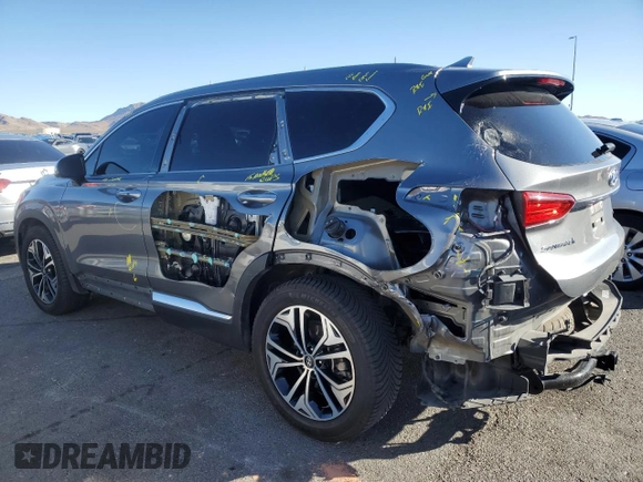 2019 Hyundai Santa Fe Ultimate with VIN 5NMS5CAA2KH059265, listed as a Copart auction lot 48357665 with 5,312 mi miles and Salvage Title. Bid and sale history available at carsss.com. Image 2.