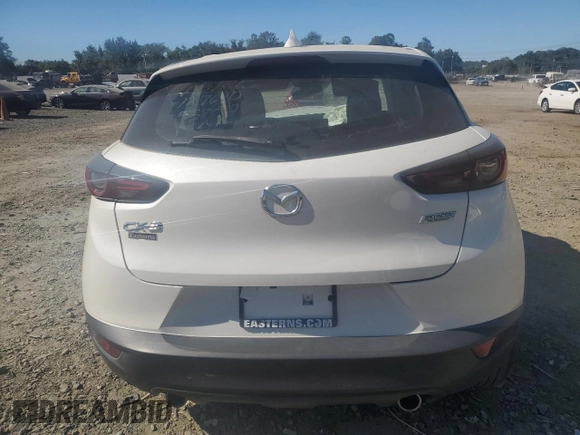 2020 Mazda CX-3 Sport with VIN JM1DKDB79L1474363, listed as a Copart auction lot 74983574 with 56,737 mi miles and Salvage Title. Bid and sale history available at carsss.com. Image 6.