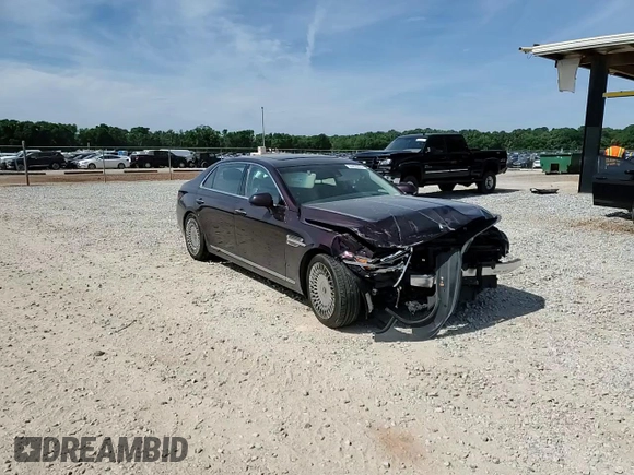 2021 Genesis G90 Ultimate z VIN KMTF54PH5MU087053, wystawiony jako Copart lot #56423025 z przebiegiem 45 877 mil mil oraz Szkoda całkowita • Salvage title. Historia ofert i sprzedaży dostępna na DreamBid. Obrazek 14.