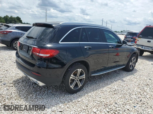 2019 Mercedes-Benz GLC 300 with VIN WDC0G4JBXKV144495, listed as a Copart auction lot 56425665 with 41,687 mi miles and Salvage title. Bid and sale history available at DreamBid. Image 3.