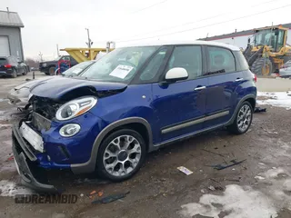 2015 FIAT 500L Urbana Trekking with VIN ZFBCFADH6FZ036980, listed as a IAAI auction lot 41640698 with 106,526 mi miles and . Bid and sale history available at DreamBid. Image 14.