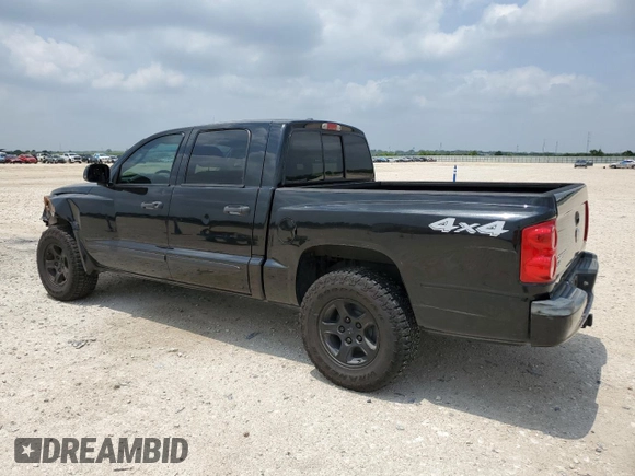 2007 Dodge Dakota SLT with VIN 1D7HW48K97S129325, listed as a Copart auction lot 55304415 with 125,506 mi miles and Clean Title. Bid and sale history available at carsss.com. Image 2.