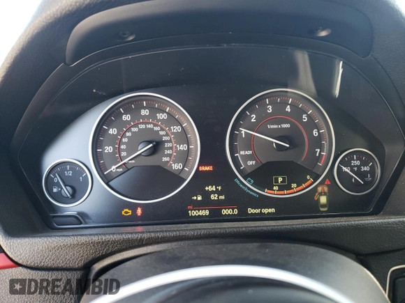 2015 BMW 3 Series 335i xDrive with VIN WBA3B9G56FNR93686, listed as a Copart auction lot 76399994 with 100,469 mi miles and Salvage Title. Bid and sale history available at carsss.com. Image 9.