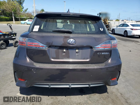 2014 Lexus CT 200h with VIN JTHKD5BHXE2202576, listed as a Copart auction lot 54445035 with 113,318 mi miles and Salvage Title. Bid and sale history available at DreamBid. Image 6.