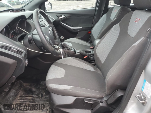 2014 Ford Focus ST with VIN 1FADP3L97EL298874, listed as a Copart auction lot 46799965 with 114,658 mi miles and Salvage Title. Bid and sale history available at carsss.com. Image 7.