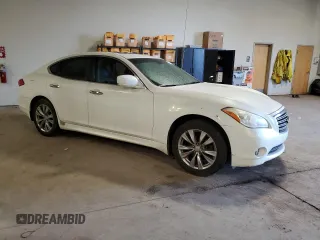 2012 Infiniti M37 with VIN JN1BY1AR1CM390188, listed as a Copart auction lot 74073104 with 188,059 mi miles and Salvage Title. Bid and sale history available at carsss.com. Image 4.
