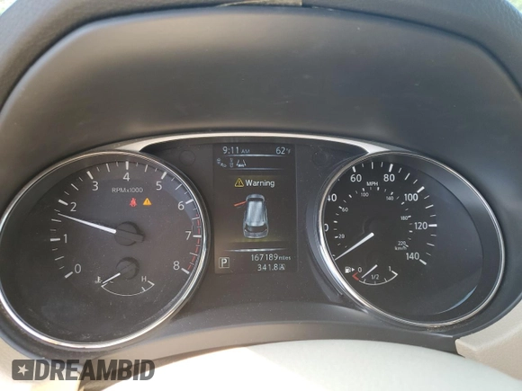 2014 Nissan Rogue SL with VIN 5N1AT2MT1EC797579, listed as a Copart auction lot 52165135 with 167,189 mi miles and Salvage Title. Bid and sale history available at carsss.com. Image 9.