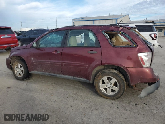 2008 Chevrolet Equinox LS with VIN 2CNDL13F986005050, listed as a Copart auction lot 89313395 with 140,068 mi miles and Salvage Title. Bid and sale history available at carsss.com. Image 2.