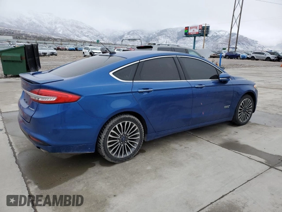 2017 Ford Fusion Titanium with VIN 3FA6P0SU7HR264551, listed as a Copart auction lot 50689735 with 90,367 mi miles and Salvage title. Bid and sale history available at DreamBid. Image 3.