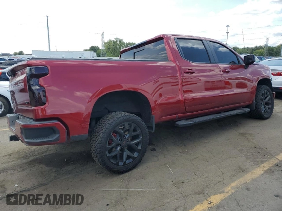 2023 Chevrolet Silverado 1500 RST with VIN 1GCUDEEL9PZ165492, listed as a Copart auction lot 67357414 with 7,764 mi miles and Salvage Title. Bid and sale history available at DreamBid. Image 3.