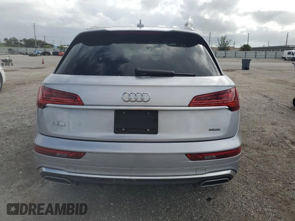 2022 Audi Q5 S line Prestige with VIN WA1FAAFY6N2065385, listed as a Copart auction lot 75753654 with 17,551 mi miles and Salvage Title. Bid and sale history available at carsss.com. Image 6.