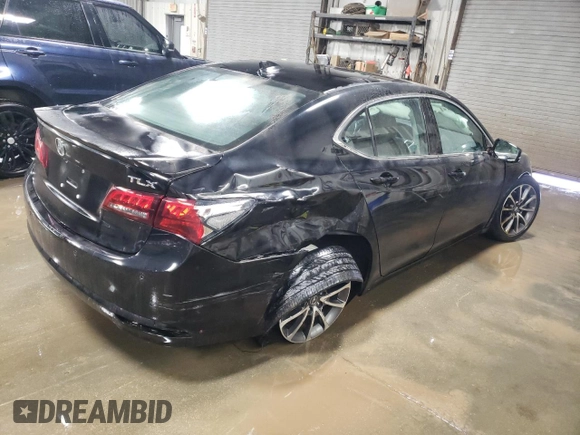 2017 Acura TLX V6 w/Advance Pkg with VIN 19UUB2F76HA007103, listed as a Copart auction lot 88563265 with 49,740 mi miles and Salvage title. Bid and sale history available at DreamBid. Image 3.