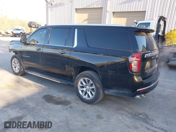 2023 Chevrolet Suburban Premier with VIN 1GNSKFKD3PR263697, listed as a IAAI auction lot 41903910 with 31,574 mi miles and . Bid and sale history available at DreamBid. Image 3.