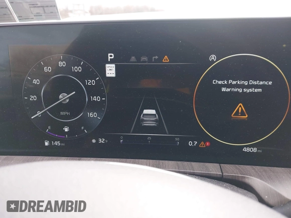 2024 Kia Telluride SX Prestige X-Pro with VIN 5XYP5DGC9RG508532, listed as a IAAI auction lot 41055717 with 4,808 mi miles and . Bid and sale history available at DreamBid. Image 7.