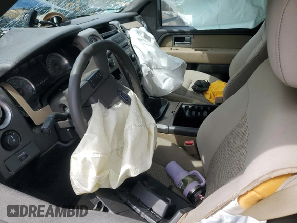 2010 Ford F-150 XL with VIN 1FTEX1E88AFD60038, listed as a Copart auction lot 49773115 with 105,461 mi miles and Salvage title. Bid and sale history available at DreamBid. Image 7.