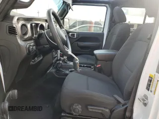 2022 Jeep Wrangler Unlimited Willys with VIN 1C4HJXDN3NW263019, listed as a Copart auction lot 80933014 with 16,231 mi miles and Salvage Title. Bid and sale history available at DreamBid. Image 7.