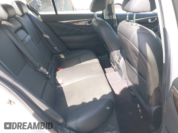 2017 Infiniti Q50 3.0t Premium with VIN JN1EV7AP0HM735273, listed as a IAAI auction lot 41974059 with 82,824 mi miles. Bid and sale history available at carsss.com. Image 8.