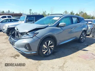 2023 Nissan Murano SL with VIN 5N1AZ2CJ2PC131235, listed as a IAAI auction lot 41639410 with 46,087 mi miles and . Bid and sale history available at DreamBid. Image 16.