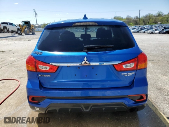 2018 Mitsubishi Outlander ES with VIN JA4AP3AU5JU024172, listed as a Copart auction lot 51807585 with 86,580 mi miles and Salvage title. Bid and sale history available at DreamBid. Image 6.