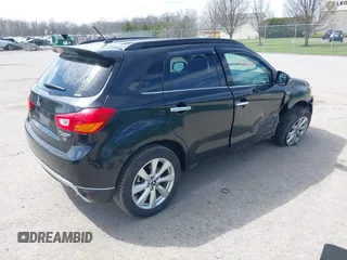 2015 Mitsubishi Outlander Sport 2.4 GT with VIN 4A4AR4AW3FE030571, listed as a IAAI auction lot 41970360 with 74,683 mi miles. Bid and sale history available at carsss.com. Image 4.