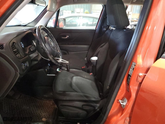2018 Jeep Renegade Latitude with VIN ZACCJBBB4JPH76745, listed as a Copart auction lot 87449284 with NaN miles and Salvage Title. Bid and sale history available at carsss.com. Image 7.