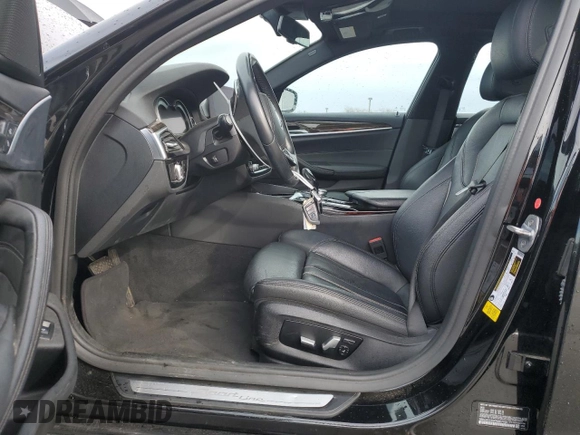 2019 BMW 5 Series 530i with VIN WBAJA5C55KWW07708, listed as a Copart auction lot 45111275 with 42,363 mi miles and Salvage Title. Bid and sale history available at carsss.com. Image 7.