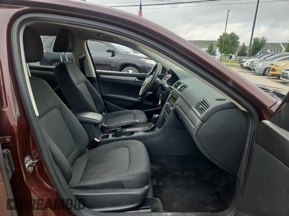 2013 Volkswagen Passat S with VIN 1VWAP7A30DC126376, listed as a Copart auction lot 65476255 with 144,933 mi miles and Clean title. Bid and sale history available at DreamBid. Image 5.