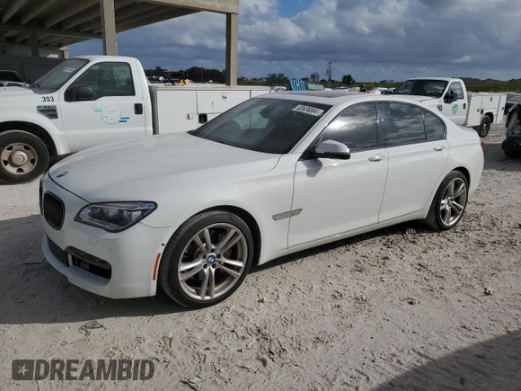 2014 BMW 7 Series 750i xDrive with VIN WBAYB6C5XED225093, listed as a Copart auction lot 83626884 with 60,468 mi miles and Salvage Title. Bid and sale history available at carsss.com. Image 1.