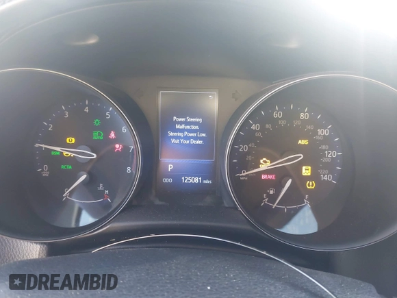 2018 Toyota C-HR XLE with VIN NMTKHMBX3JR048303, listed as a IAAI auction lot 41695246 with 125,081 mi miles. Bid and sale history available at carsss.com. Image 7.