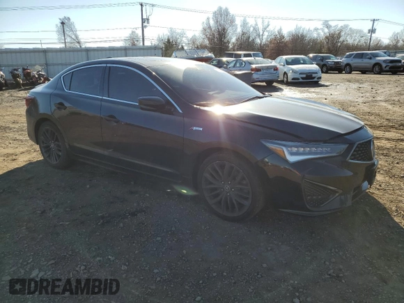 2021 Acura ILX w/Premium/A-SPEC Package with VIN 19UDE2F81MA004006, listed as a Copart auction lot 68704982 with 46,334 mi miles. Bid and sale history available at carsss.com. Image 4.