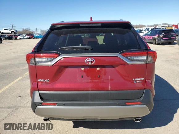 2025 Toyota RAV4 Hybrid Limited with VIN JTMD6RFV2SD153661, listed as a Copart auction lot 47197205 with 919 mi miles and Salvage Title. Bid and sale history available at carsss.com. Image 6.