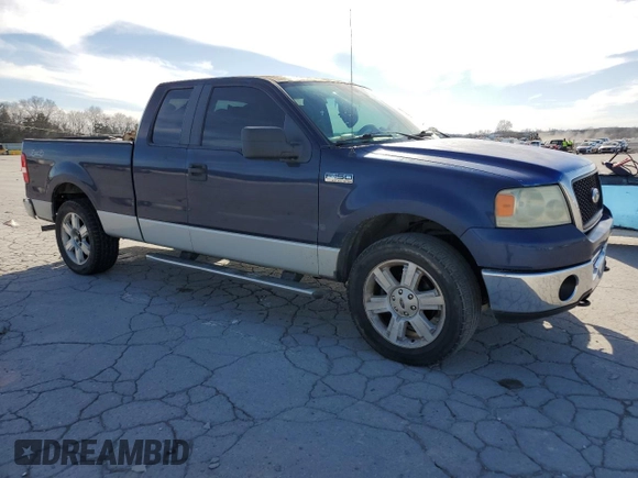 2007 Ford F-150 XLT with VIN 1FTPX14V87NA01075, listed as a Copart auction lot 49813365 with 191,096 mi miles and Clean Title. Bid and sale history available at carsss.com. Image 4.