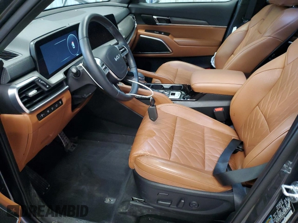 2024 Kia Telluride SX Prestige X-Line with VIN 5XYP5DGC2RG522580, listed as a Copart auction lot 54481275 with 14,066 mi miles and Salvage title. Bid and sale history available at DreamBid. Image 7.