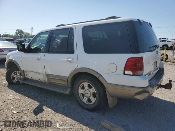 2003 Ford Expedition Eddie Bauer с VIN 1FMPU17L33LC58553, выставлен на аукционе Copart как лот 54033035 с пробегом 280 930 миль миль и Списание • Salvage title. История ставок и продаж доступна на DreamBid. Изображение 2.