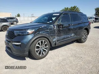 2023 Ford Explorer ST-Line z VIN 1FMSK7KH5PGB53341, wystawiony jako Copart lot #56316855 z przebiegiem 23 657 mil mil oraz Szkoda całkowita • Salvage title. Historia ofert i sprzedaży dostępna na DreamBid. Obrazek 1.