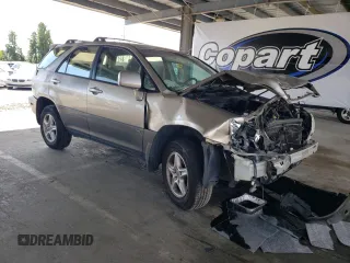 2001 Lexus RX 300 with VIN JTJHF10U610199760, listed as a Copart auction lot 55637985 with 237,253 mi miles and Salvage Title. Bid and sale history available at DreamBid. Image 4.