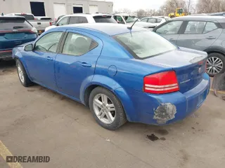 2008 Dodge Avenger SXT with VIN 1B3LC56R48N164035, listed as a IAAI auction lot 41521322 with 154,062 mi miles. Bid and sale history available at carsss.com. Image 3.