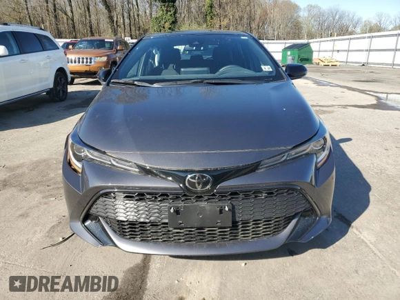 2022 Toyota Corolla Hatchback SE with VIN JTND4MBE7N3182562, listed as a Copart auction lot 51967865 with 8,180 mi miles and Salvage Title. Bid and sale history available at carsss.com. Image 5.