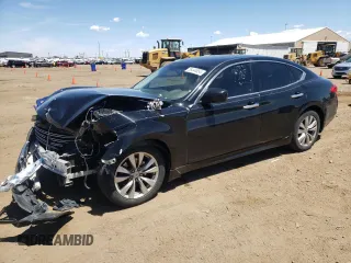 2012 Infiniti M with VIN JN1BY1AP1CM330586, listed as a Copart auction lot 55444854 with 185,935 mi miles and Salvage Title. Bid and sale history available at carsss.com. Image 1.