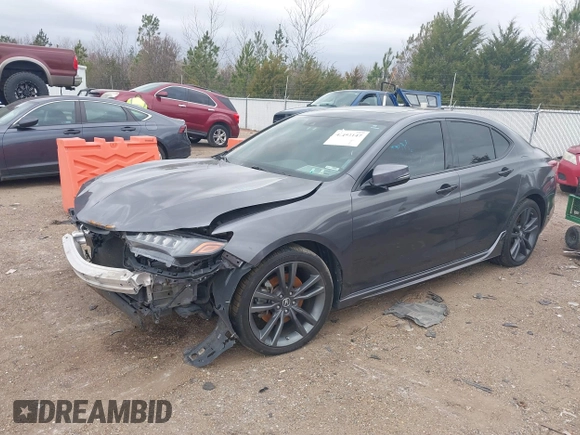 2018 Acura TLX w/A-SPEC Pkg with VIN 19UUB3F60JA003602, listed as a IAAI auction lot 41493147 with 92,060 mi miles and . Bid and sale history available at DreamBid. Image 17.