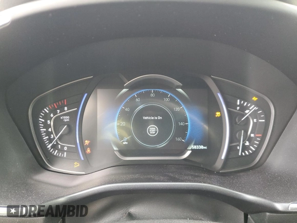 2020 Hyundai Santa Fe Limited with VIN 5NMS5CAA3LH174698, listed as a Copart auction lot 45596365 with 58,338 mi miles and Salvage Title. Bid and sale history available at carsss.com. Image 9.