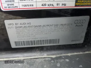 2011 Audi A3 2.0 TDI Premium Plus with VIN WAUKJAFM9BA104566, listed as a Copart auction lot 85305054 with 97,035 mi miles and Salvage Title. Bid and sale history available at carsss.com. Image 13.